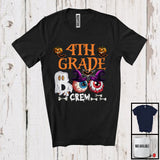 MacnyStore - 4th Grade Boo Crew, Scary Halloween Boo Ghost Witch Zombie Eyes, Proud Careers Group T-Shirt