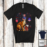 MacnyStore - Abyssinian Drinking Beer, Awesome 4th Of July Fireworks Kitten, Drunker Patriotic Group T-Shirt