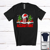 MacnyStore - Accountant; Awesome Christmas Moon Tree Santa Accountant Tools; Proud X-mas Careers Jobs T-Shirt