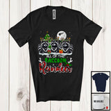 MacnyStore - All Of The Raccoon Reindeer; Fantastic Christmas Tree Three Reindeer Animals; Snowing Family T-Shirt