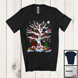 MacnyStore - Anchor X-mas Lights On Christmas Tree; Joyful Plaid Gnomes Anchor Boating; Family Group T-Shirt