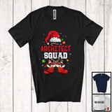 MacnyStore - Architect Squad; Cheerful Christmas Leopard Santa Costume Snowing; Men Jobs Group T-Shirt