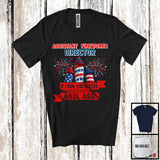 MacnyStore - Assistant Fireworks Director If I Run, Sarcastic 4th Of July Firecrackers, USA Flag Patriotic T-Shirt