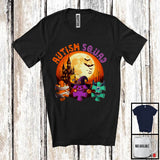 MacnyStore - Autism Squad, Proud Halloween Three Mummy Monster Witch Puzzle, Autism Awareness Family T-Shirt