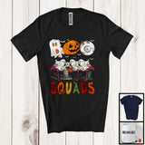 MacnyStore - BOO Squads; Awesome Halloween Costume Three Ghost Flamingo Animal; Family Group T-Shirt