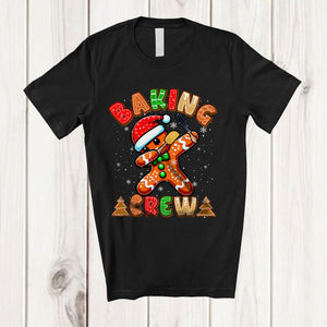 MacnyStore - Baking Crew; Fantastic Christmas Santa Gingerbread Dabbing; Baking Cookie Baker Group T-Shirt