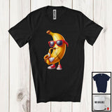 MacnyStore - Banana Playing Saxophone, Lovely Fruit Vegan Saxophone Player, Musical Instrument Lover T-Shirt