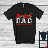 MacnyStore - Baseball Dad Stressful Position, Awesome Father's Day Baseball Player, Son Daughter Family T-Shirt