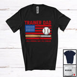 MacnyStore - Baseball Trainer Dad Definition Cooler, Amazing Father's Day American Flag, Sport Player T-Shirt