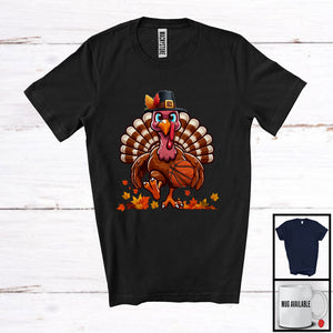 MacnyStore - Basketball Ball Turkey; Humorous Thanksgiving Turkey; Sport Playing Player Team T-Shirt