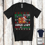 MacnyStore - Be Nice To The Lunch Lady; Fantastic Christmas Sweater Santa Lover; X-mas Jobs Proud T-Shirt