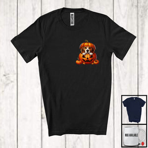 MacnyStore - Beagle In Pumpkin Pocket; Adorable Halloween Thanksgiving Beagle Owner Lover T-Shirt