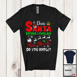 MacnyStore - Before I Explain How Much Do You Know; Humorous Christmas Santa Naughty; Family Group T-Shirt