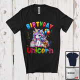 MacnyStore - Birthday Unicorn, Lovely Birthday Party Celebration Unicorn, Matching Unicorn Family Lover T-Shirt