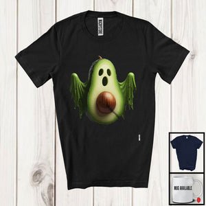 MacnyStore - Boo Ghost Avocado Costume, Amazing Halloween Fruit Lover, Matching Vegan Family Group T-Shirt