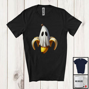 MacnyStore - Boo Ghost Banana Costume, Amazing Halloween Fruit Lover, Matching Vegan Family Group T-Shirt