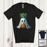 MacnyStore - Boo Ghost Pineapple Costume, Amazing Halloween Fruit Lover, Matching Vegan Family Group T-Shirt