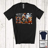 MacnyStore - Boo Horror Corgi, Amazing Halloween Costume Ghost Boo Pumpkins Lover, Family Group T-Shirt