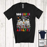 MacnyStore - Boo Keeper Analyst; Colorful Halloween Three Ghost Beekeeper Lover; Jobs Careers Group T-Shirt