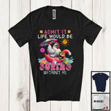 MacnyStore - Boring Without Me, Lovely Summer Vacation Chicken, Matching Chicken Farm Farmer Lover T-Shirt