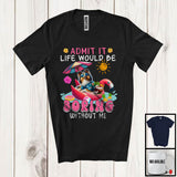 MacnyStore - Boring Without Me, Lovely Summer Vacation Sheltie Sunglasses, Matching Sheltie Owner Lover T-Shirt