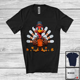 MacnyStore - Bowling Gobble Player Turkey; Amazing Thanksgiving Turkey Playing Bowling; Sport Team T-Shirt