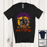 MacnyStore - Brooms Are For Amateurs, Sarcastic Halloween Witch Riding Cow Lover, Family Group T-Shirt