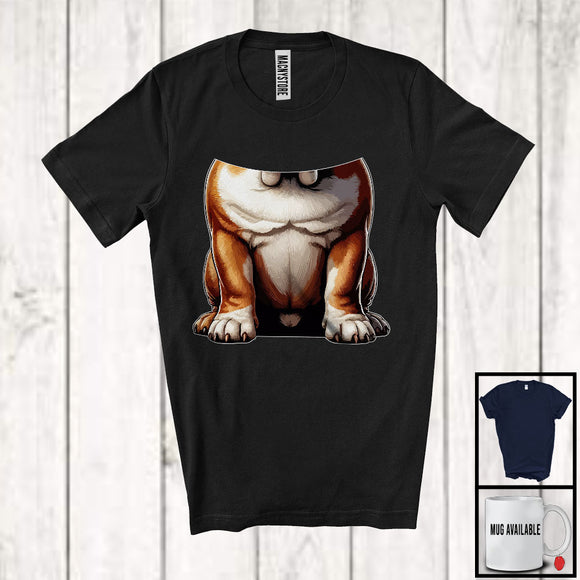 MacnyStore - Bulldog Simple Halloween Cosplay; Humorous Costume Bulldog Animal Lover; Family Group T-Shirt