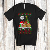 MacnyStore - Buon Natale Merry Christmas; Humorous Three Italian Panettone Cake; X-mas Sweater Eating Lover T-Shirt