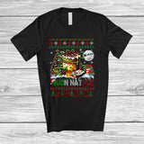 MacnyStore - Buon Natale; Amusing Christmas Tree Sweater Italian Panettone Cake; X-mas Family Group T-Shirt