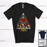 MacnyStore - CMA Crew; Fantastic Christmas Tree Lights Dabbing Santa Reindeer Elf Dabbing; Nurse Group T-Shirt