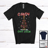 MacnyStore - Candy Canes Crew; Awesome Christmas Lights Tree Candy Canes; Snow Around Family Group T-Shirt