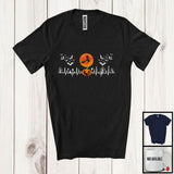 MacnyStore - Carved Pumpkin Heartbeat; Awesome Halloween Costume Moon Witch; Simple Nurse Group T-Shirt