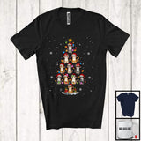 MacnyStore - Cat Santa Christmas Tree; Awesome X-mas Snowing Lights Cat Owner; Animal Lover T-Shirt