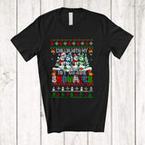 MacnyStore - Chillin' With My 1st Grade Snowmies; Amusing Christmas Sweater Plaid Four Snowman; Teacher T-Shirt