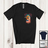 MacnyStore - Chow Chow in American Flag Pocket, Adorable 4th Of July Chow Chow Owner, Patriotic Group T-Shirt