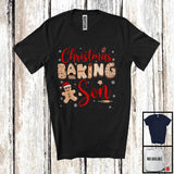 MacnyStore - Christmas Baking Son; Amazing Christmas Santa Gingerbreads; Snowing Cookies Baker Family T-Shirt