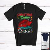 MacnyStore - Christmas Cruise Squad, Joyful X-mas Lights Cruise Lover, Santa Snow Around Family Group T-Shirt