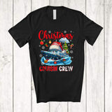 MacnyStore - Christmas Cruisin Crew; Wonderful X-mas Lights Santa Cruise Trip; Friends Family Group T-Shirt