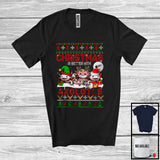 MacnyStore - Christmas Is Better With Axolotls; Amusing X-mas Santa Elf Reindeer Animal; Sweater Family T-Shirt