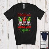 MacnyStore - Christmas Lunch Lady Squad; Amazing Christmas Snowing Three Gnomes; Proud Jobs Careers T-Shirt