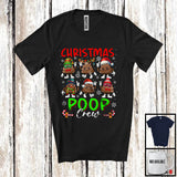 MacnyStore - Christmas Poop Crew; Awesome Christmas Lights Poops Collection; Snowing Around X-mas Family T-Shirt