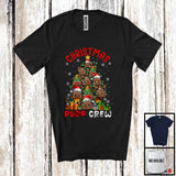 MacnyStore - Christmas Poop Crew; Awesome Christmas Lights Tree Poops; Snowing Around X-mas Family Group T-Shirt