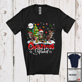 MacnyStore - Christmas Squad; Adorable Owl X-mas Tree Snowing; Owl Lover Matching Family Group T-Shirt