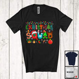 MacnyStore - Christmas Squad; Awesome X-mas ' Plaid Snowing Around Lights; Family Pajama Group T-Shirt