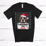 MacnyStore - Christmas Tree Killer; Humorous Christmas Santa Pit bull Dog's Fault; Damage X-mas Tree T-Shirt