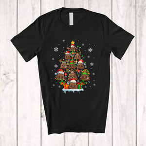 MacnyStore - Christmas Tree Poops Santa Reindeer Elf; Fantastic X-mas Poops; Boy Girl Family Group T-Shirt