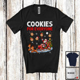 MacnyStore - Cookies For Everyone; Amazing Christmas Santa Sleigh Taco; X-mas Tree Matching Food Lover T-Shirt