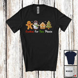 MacnyStore - Cookies For Two Please; Lovely Christmas Snowman; Pregnancy Announcement Baking Baker T-Shirt