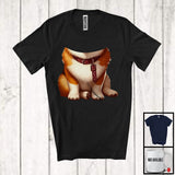 MacnyStore - Corgi Simple Halloween Cosplay; Humorous Costume Corgi Animal Lover; Family Group T-Shirt